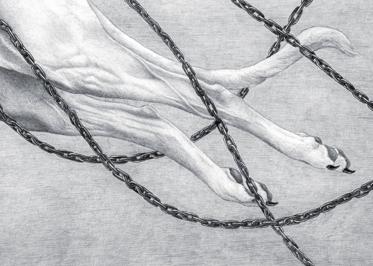 Original artwork - "Adjusting to our pace"