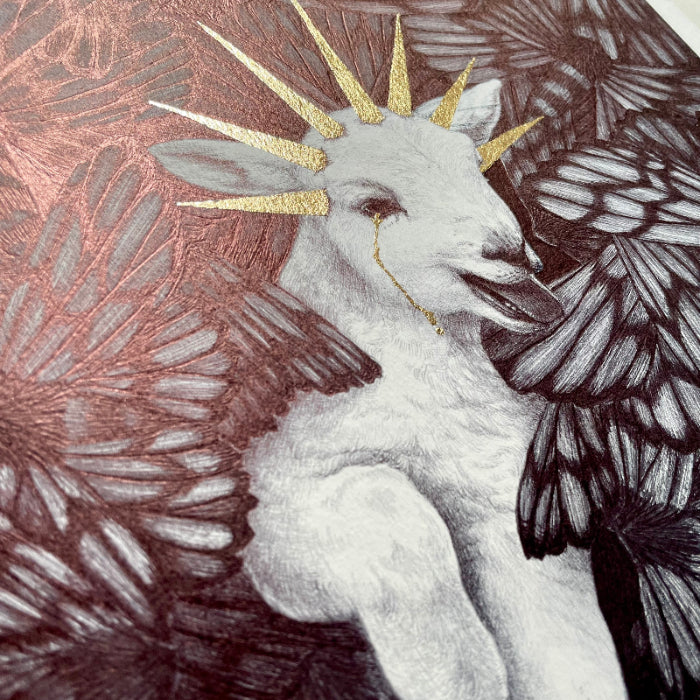 Limited edition print "I WILL BE ABLE TO FLY WITH THEM"