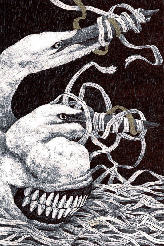 Original artwork GREAT HERONS