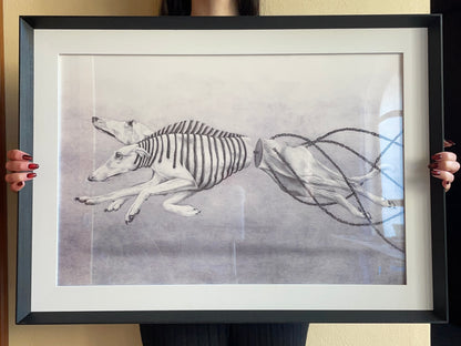 Original artwork - "Adjusting to our pace"