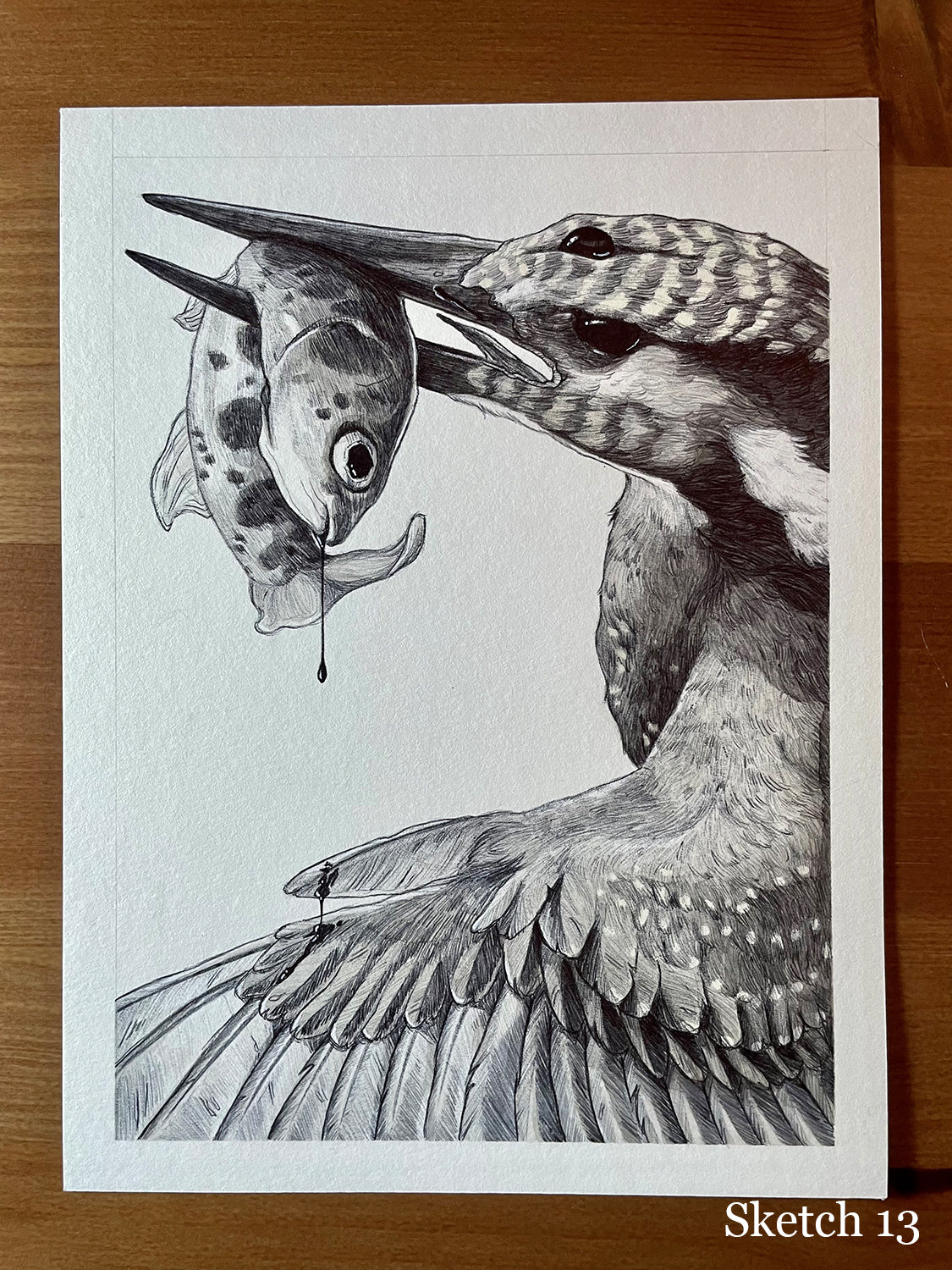 Selection of sketches and unfinished works