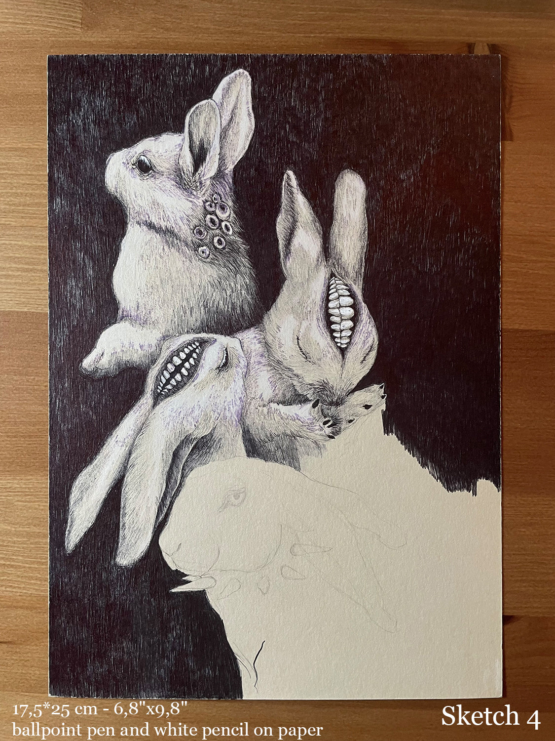 Selection of sketches and unfinished works