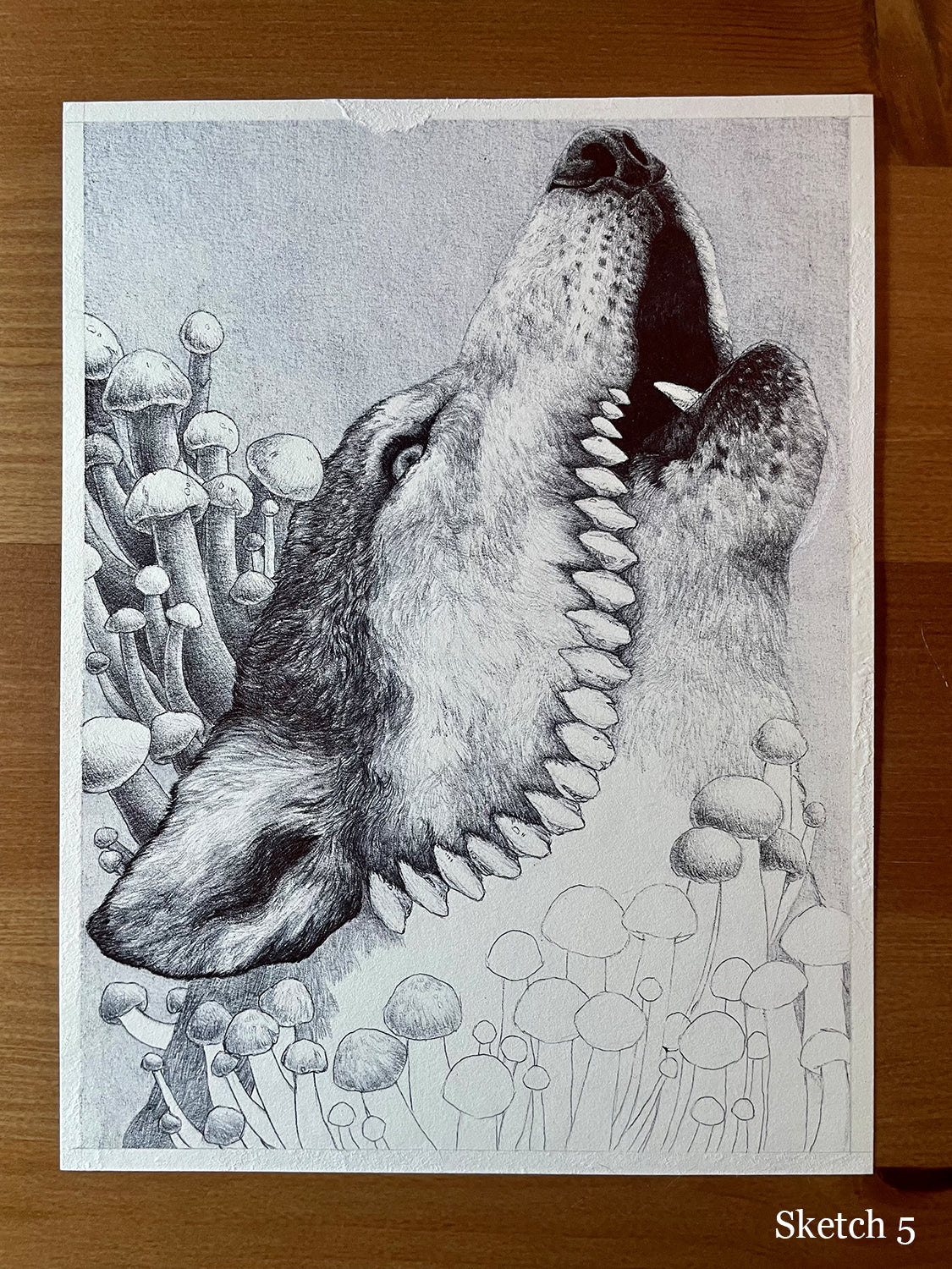 Selection of sketches and unfinished works