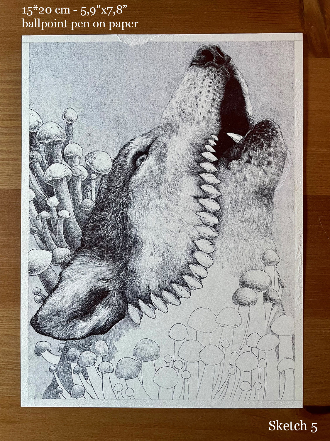 Selection of sketches and unfinished works