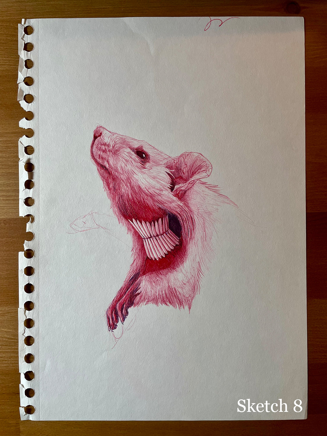 Selection of sketches and unfinished works