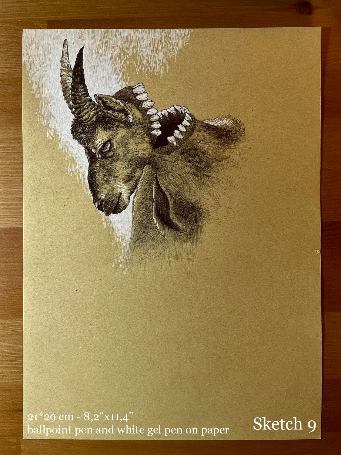 Selection of sketches and unfinished works