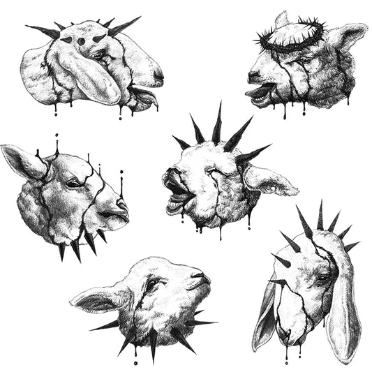 Tattoo design - Sheep/goats sheet